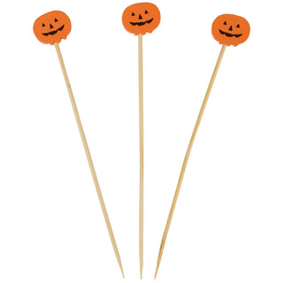 Jack-o'-Lantern Halloween Party Pick Set