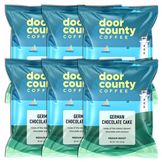 Door County Coffee German Chocolate Cake Single-Pot Sampler 1.5 oz