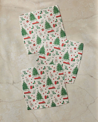 Holiday Jubilee Geometry Dishcloth Set of 3