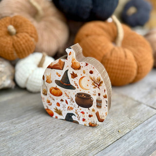 Cast a Spell Wood Pumpkin