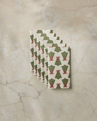 Ribbon Pines Geometry Not Paper Towels Set of 6