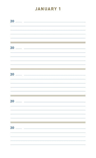 Denim One Line A Day | Five-Year Memory Journal