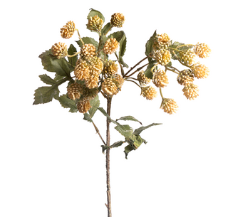 Clover Spray Cream 32" | Tall Faux Neutral Stem
