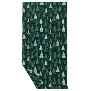Gold Winter Trees Double Sided Waffle Dish Towel