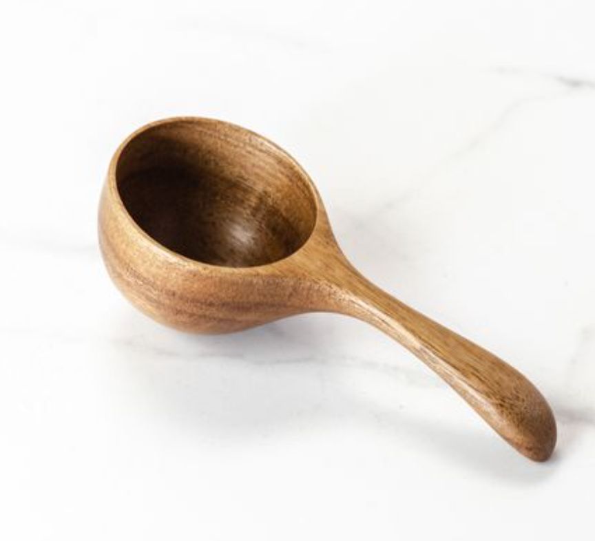 Acacia Wood Scoop for Dry Goods