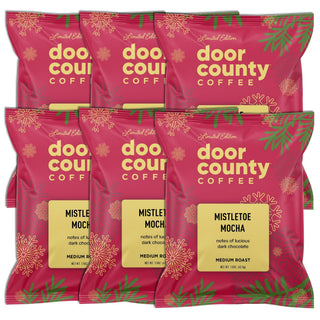 Door County Coffee Mistletoe Mocha Single-Pot Sampler 1.5 oz