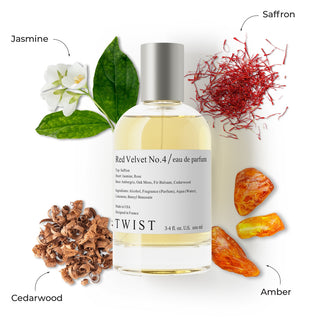 Twist Red Velvet No. 4 Inspired By Mfk Baccarat Rouge 540 | Eau de Parfum 100ml