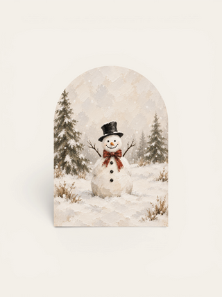 Cheery Snowman Mini Arch