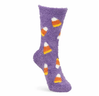 Soft + Cozy Halloween Candy Corn Socks