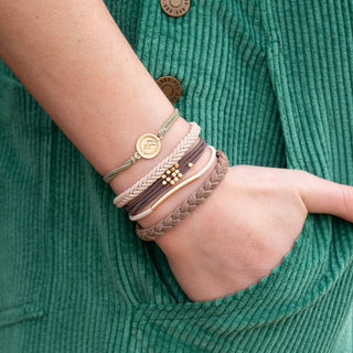 K'lani Climb Hair Tie Bracelets | Gold Mountain 5-Pack
