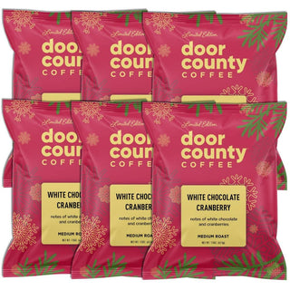Door County Coffee White Chocolate Cranberry Single-Pot Sampler 1.5 oz