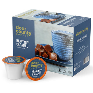 Door County Coffee Heavenly Caramel K-Cups | 10 Count Single Serve