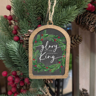 Glory canvas arch Christmas ornament