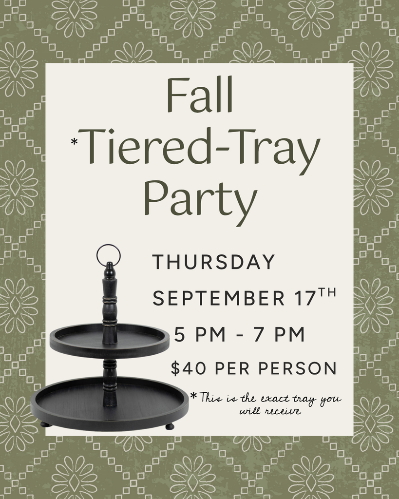 Fall Tiered-Tray Party