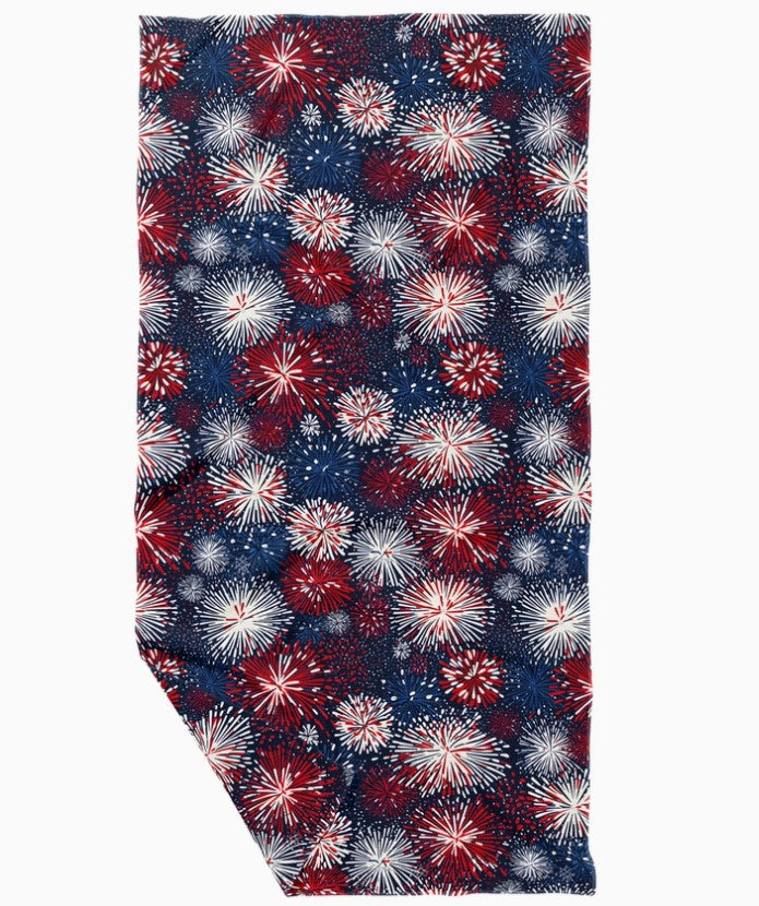 Fireworks Double-Sided Recycled Dish Towel