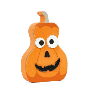 4x6 Chunky Reversible Wood Pumpkin